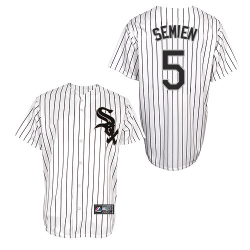 Marcus Semien #5 Youth Baseball Jersey-Chicago White Sox Authentic Home White Cool Base MLB Jersey